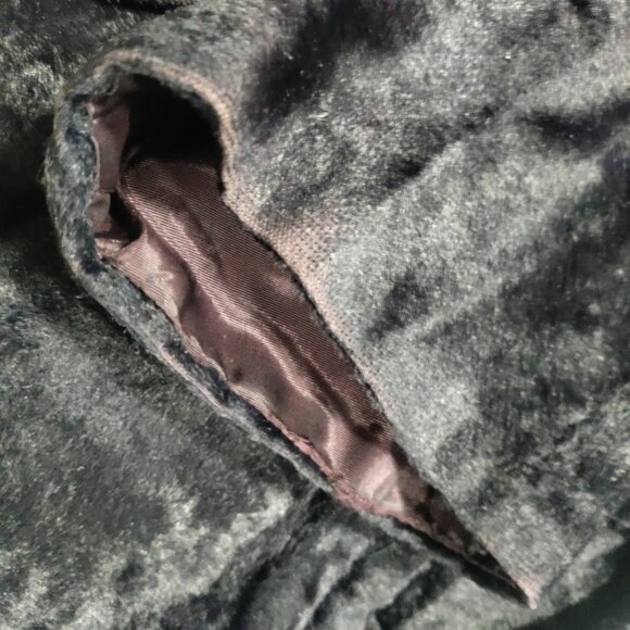 Vintage A Winter Product Womens Small Faux Fur Winter Jacket with Collar Black - Picture 7 of 8